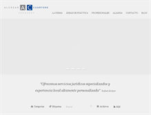 Tablet Screenshot of alcazarcuartero.com